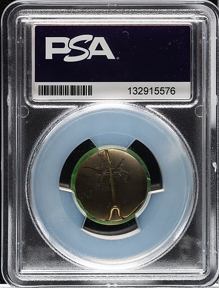 1956 PM15 "Yellow Basepath" Mickey Mantle Pin PSA EX 5