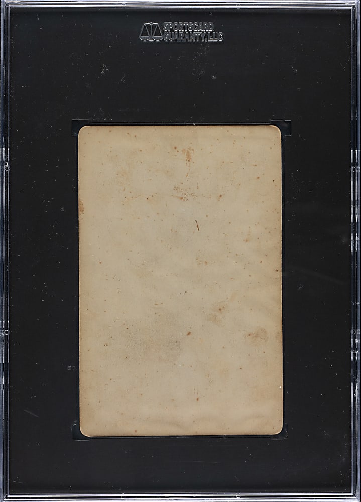 Circa 1879 Buffalo Bisons Cabinet Card with Pud Galvin