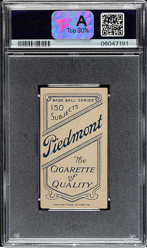 1909-1911 T206 White Border Nap Lajoie Portrait PSA EX 5