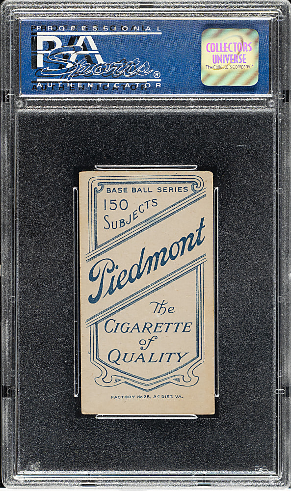 1909-1911 T206 White Border Walter Johnson Portrait PSA EX 5