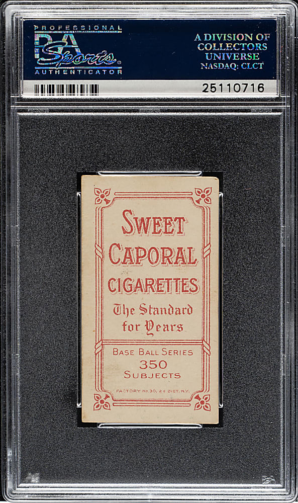 1909-1911 T206 White Border Johnny Evers Portrait PSA EX 5