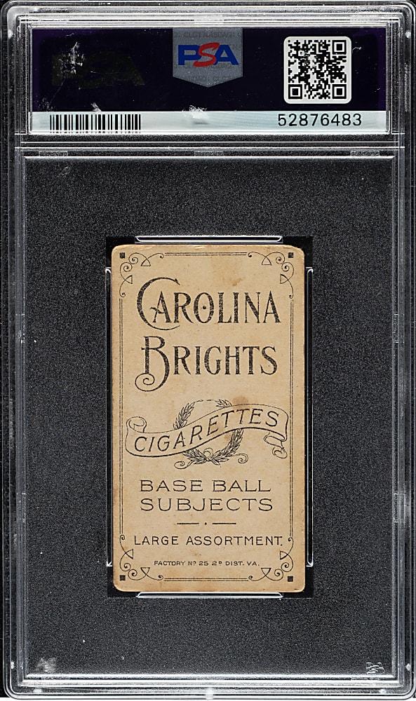 1909-1911 T206 White Border Ira Thomas PSA GOOD+ 2.5 - Carolina Brights Back