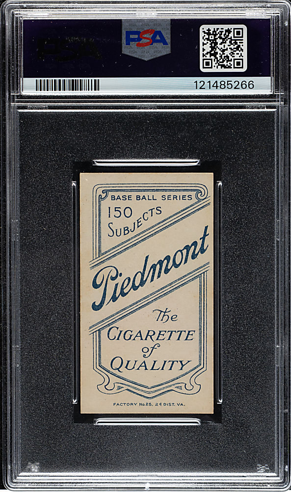 1909-1911 T206 White Border Joe Lake New York PSA NM-MT 8