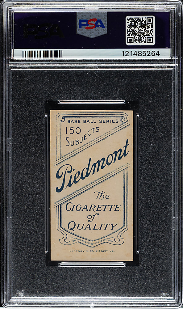 1909-1911 T206 White Border Joe Lake New York PSA NM 7