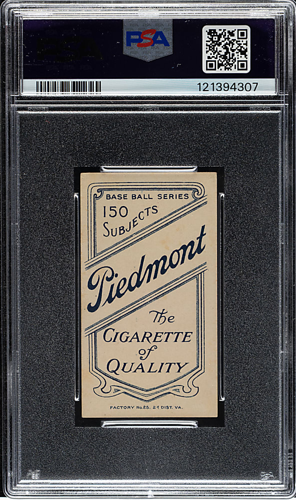 1909-1911 T206 White Border John McGraw Finger in Air PSA EX-MT 6