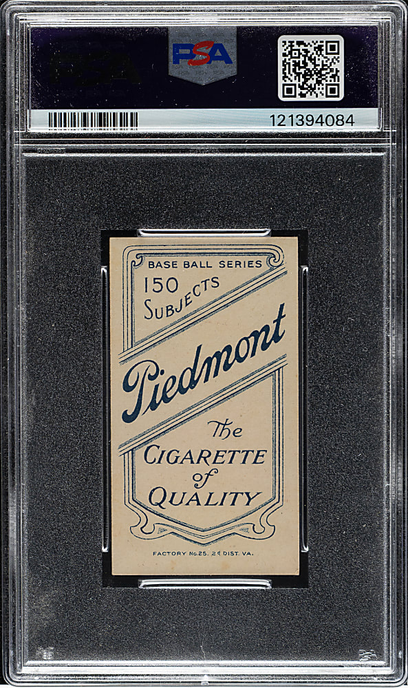 1909-1911 T206 White Border Rube Manning Batting PSA EX-MT+ 6.5