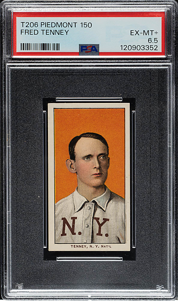 1909-1911 T206 White Border Fred Tenney PSA EX-MT+ 6.5