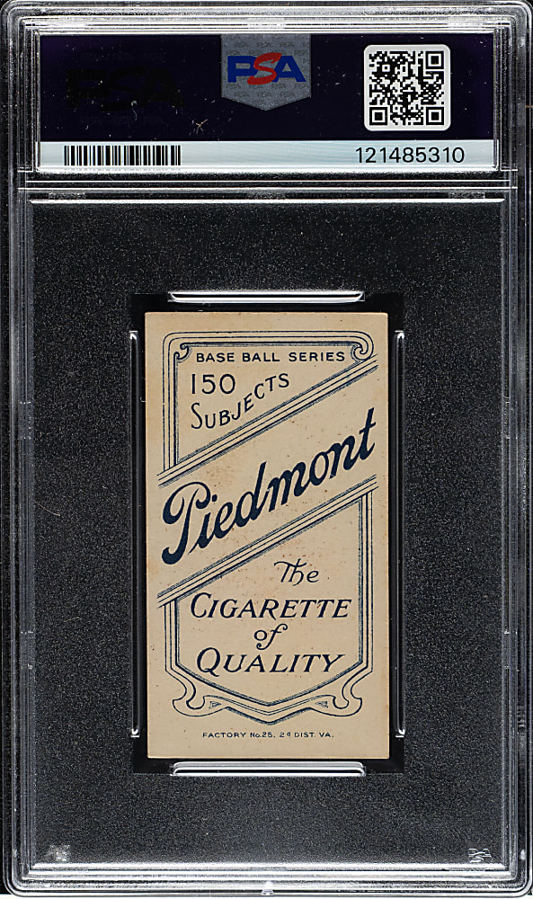 1909-1911 T206 White Border Harry Lumley PSA EX-MT 6