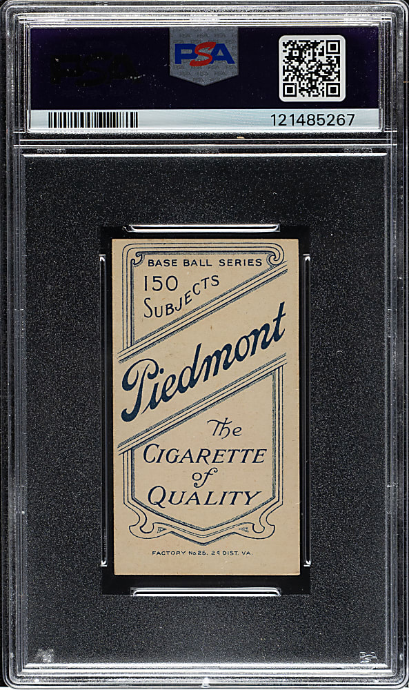 1909-1911 T206 White Border Joe Lake New York PSA EX-MT 6