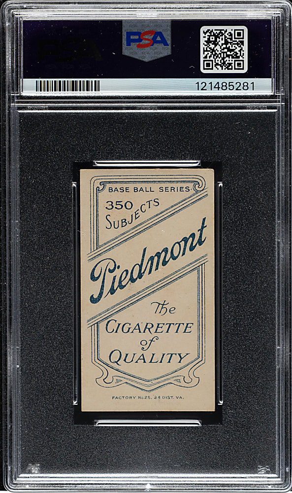 1909-1911 T206 White Border Ed Lennox PSA EX-MT 6