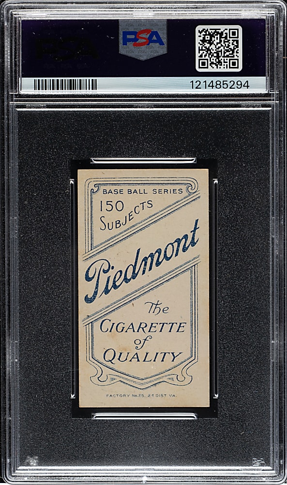 1909-1911 T206 White Border Lefty Leifield Pitching PSA EX-MT 6