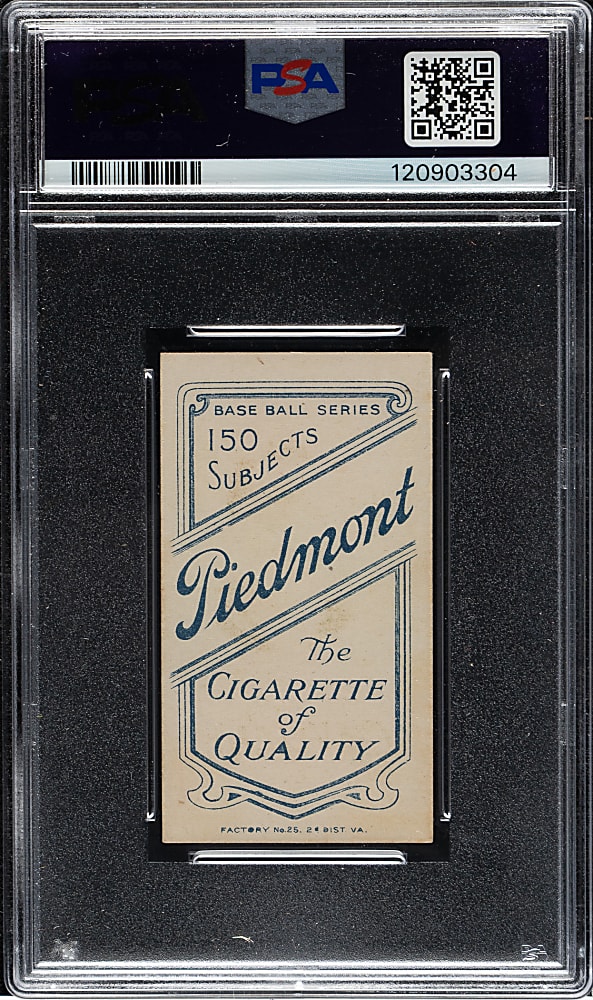 1909-1911 T206 White Border George Stovall Portrait PSA EX-MT 6