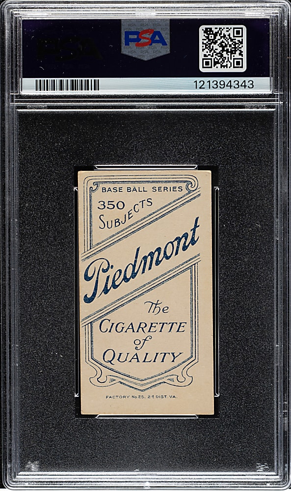 1909-1911 T206 White Border Chief Myers Batting PSA EX-MT 6