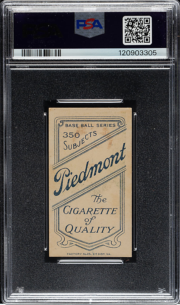 1909-1911 T206 White Border Gabby Street Portrait PSA EX-MT 6