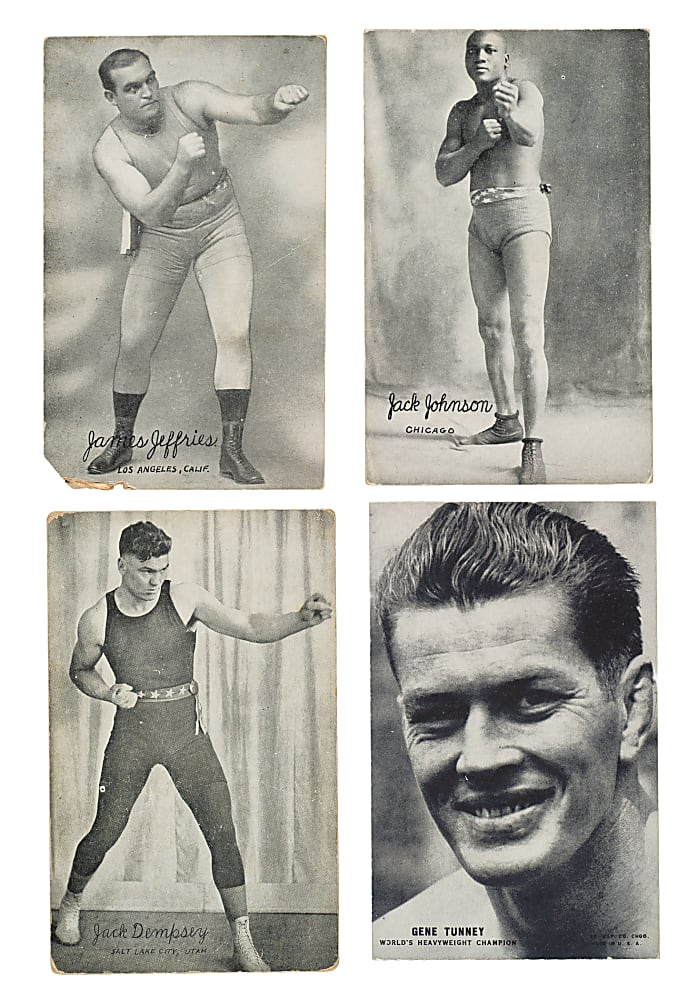 1921 to 1928 Boxing Exhibits Collection (131) Including Jack Johnson, Jack Dempsey and Gene Tunney