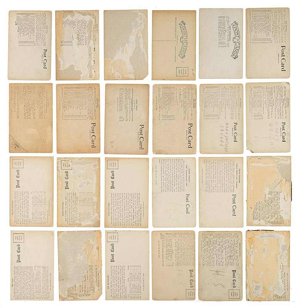 1921 to 1928 Boxing Exhibits Collection (131) Including Jack Johnson, Jack Dempsey and Gene Tunney