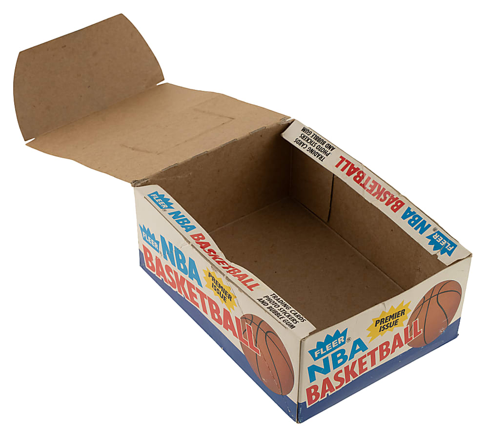 1986-1987 Fleer Basketball Display Box