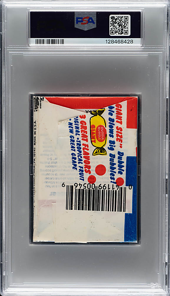 1986-1987 Fleer Basketball Unopened Wax Pack PSA EX-MT 6