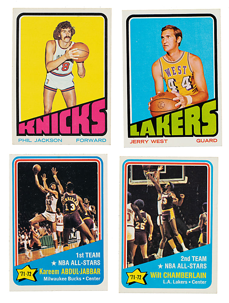 1972-1973 Topps Basketball Complete Set (264) Including 28 PSA- and SGC-Graded Cards