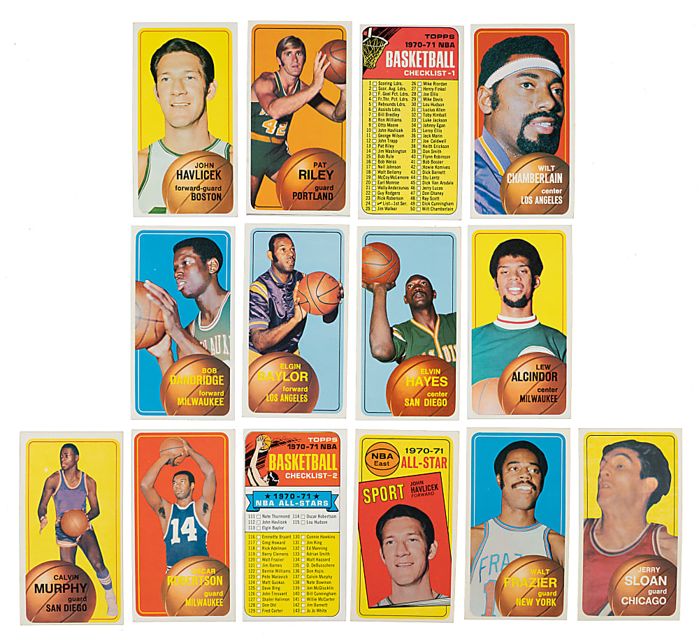 1970-1971 Topps Basketball Complete Set (175) Including #123 Pete Maravich Rookie PSA EX-MT 6