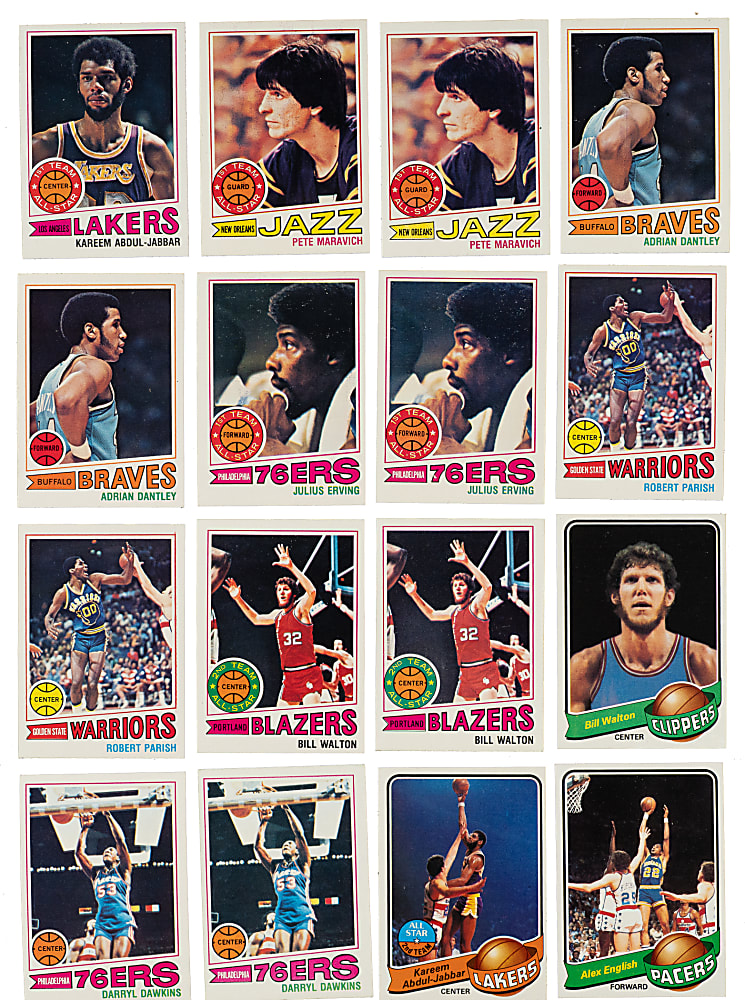 High-Grade 1977-1978 and 1979-1980 Topps Basketball Complete Set Trio (3 Sets, 396 Cards)