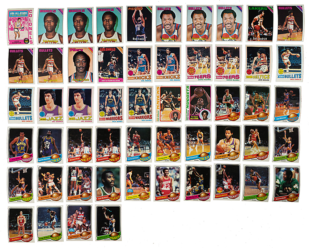1969 to 1981 Topps Basketball Shoebox Collection (2,153) Including 325+ Hall of Famers