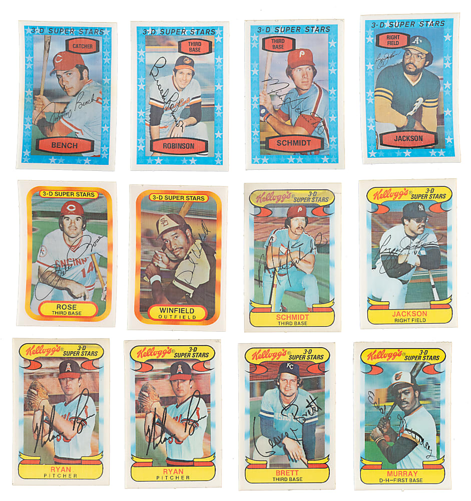 1975 to 1978 Kellogg's Complete Set Trio (3 Sets, 171 Cards)