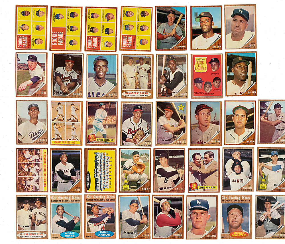 1962 Topps Complete Set (598)