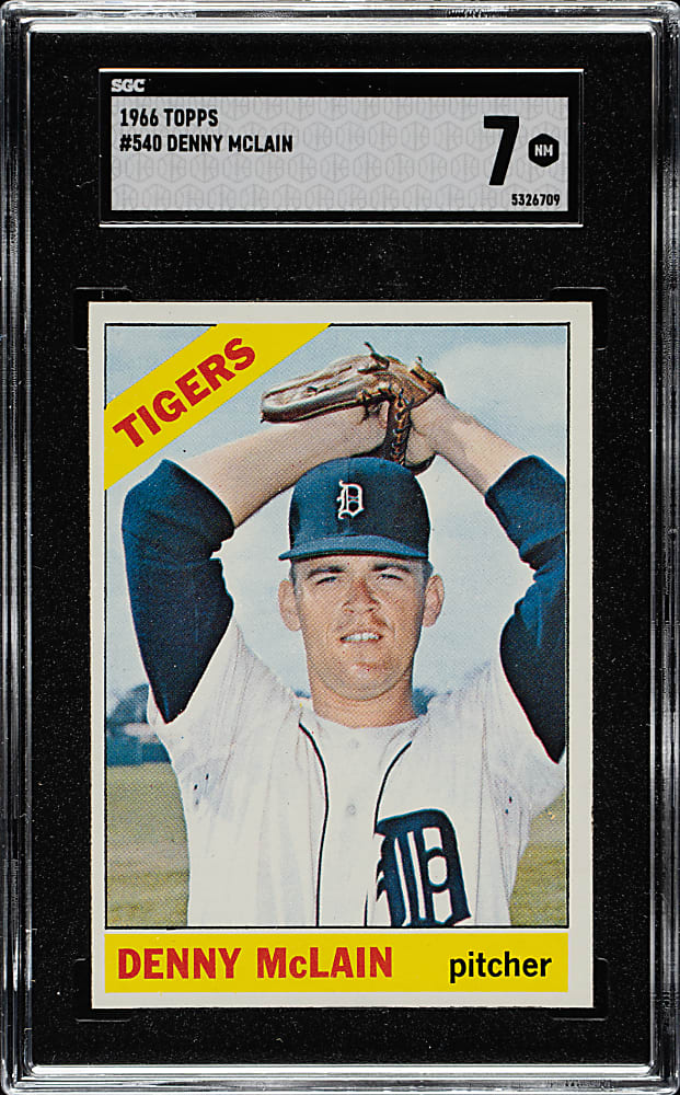 1966 Topps Complete Set (598) Including #50 Mickey Mantle SGC EX/NM 6