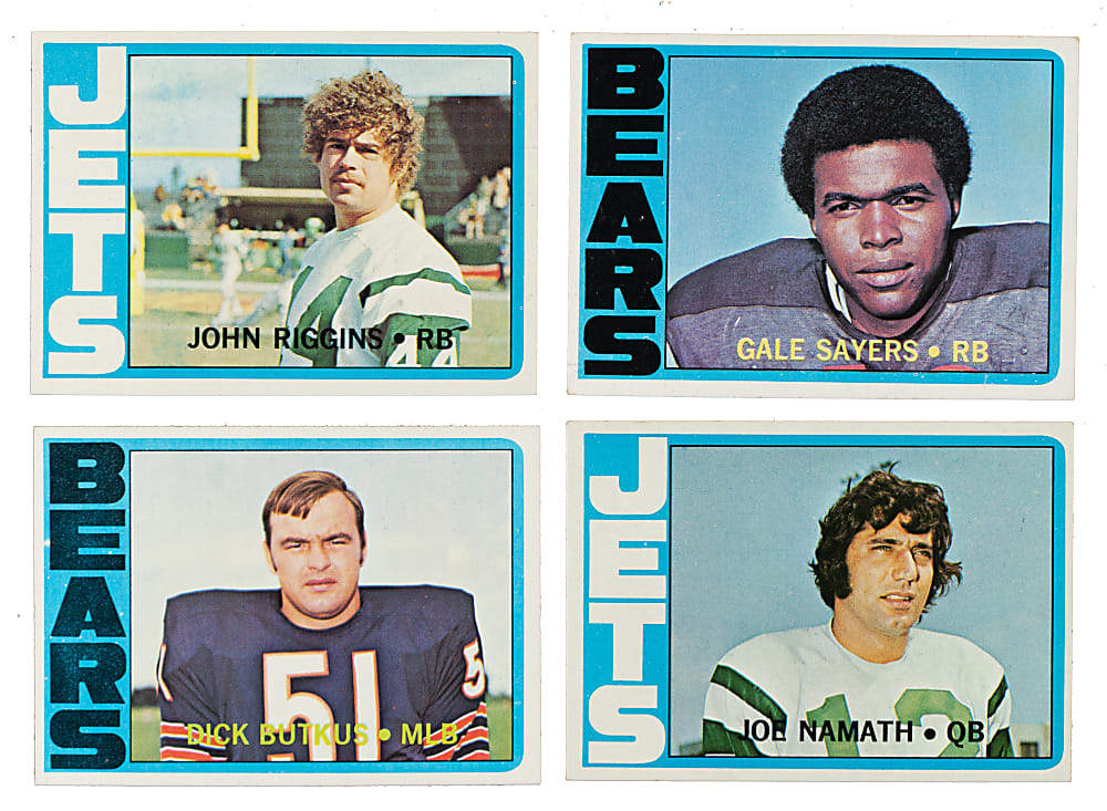1972 Topps Football Near-Complete Low-Number Run (262/263)