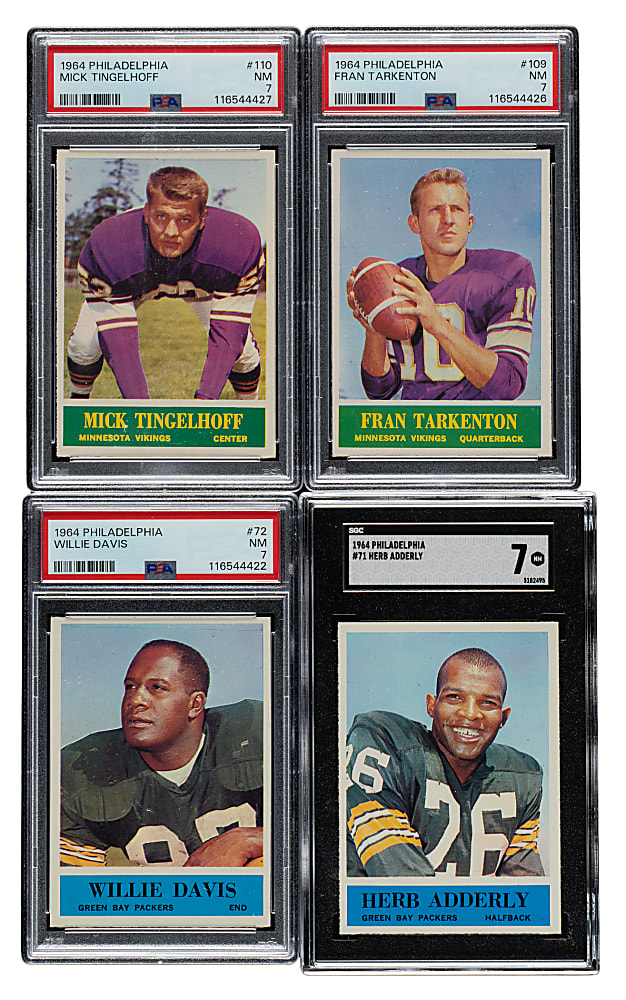 High-Grade 1964 Philadelphia Football Complete Set (198)
