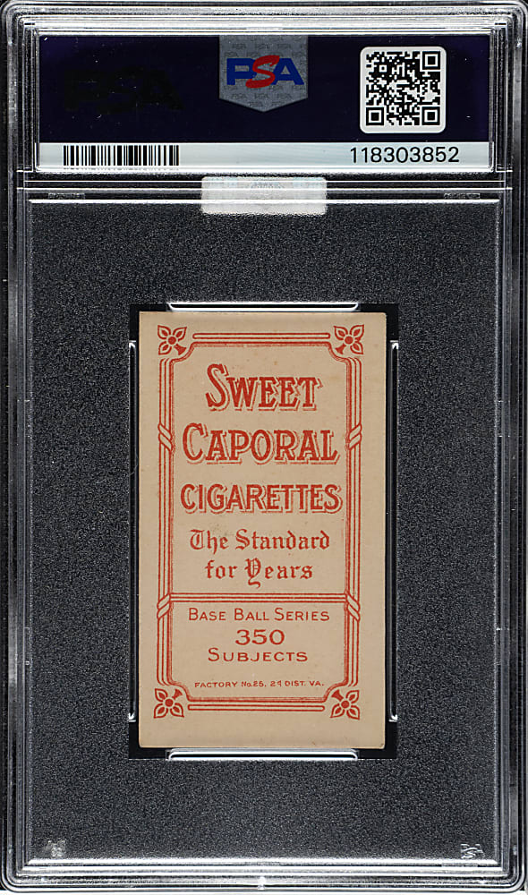 1909-1911 T206 White Border Ty Cobb Portrait Red Background PSA VG-EX+ 4.5 (MBA Silver Diamond)