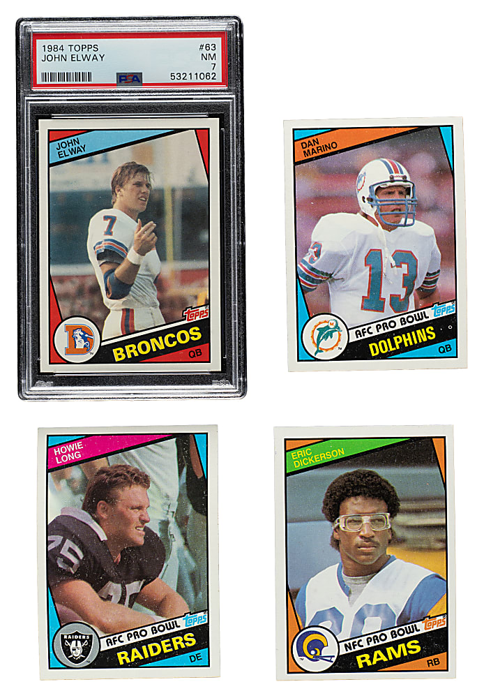 High-Grade 1984 to 1988 Topps Football Complete and Near-Complete Set Collection (10 Sets, 4,080 Cards)