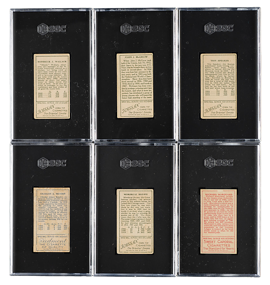 1911 T205 Gold Border Near-Complete Master Set (193/221)