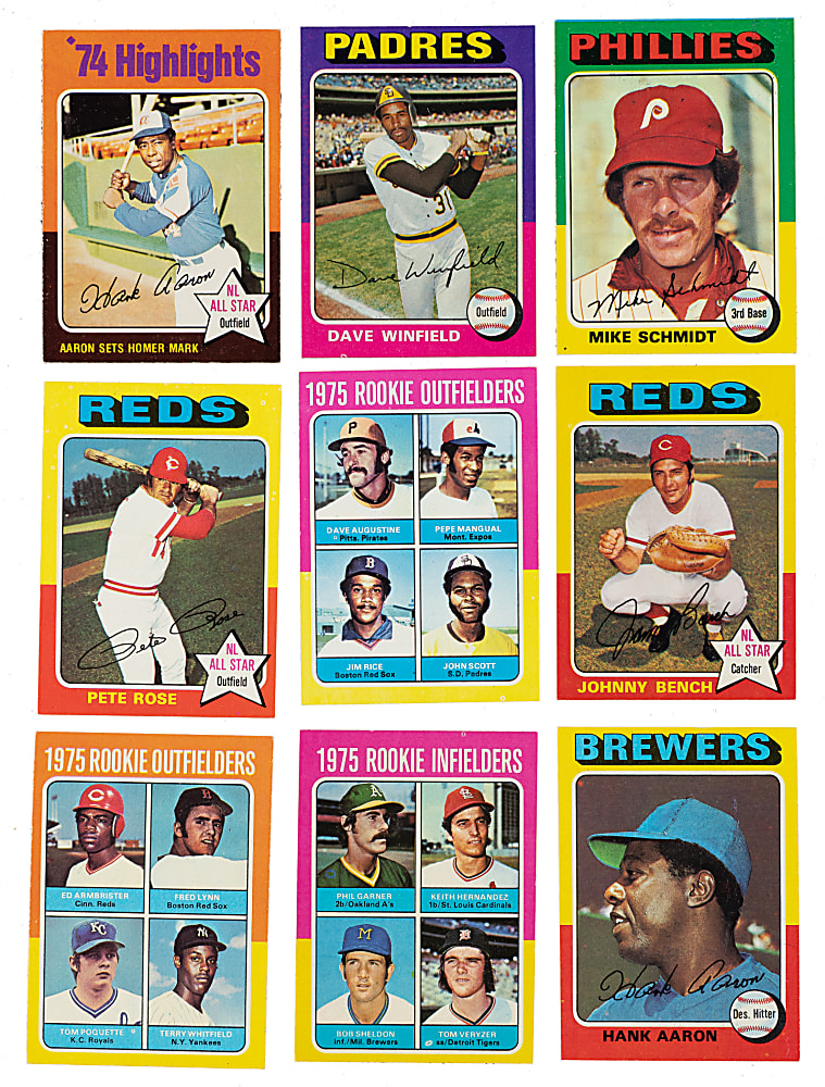 High-Grade 1975 Topps Complete Set (660)
