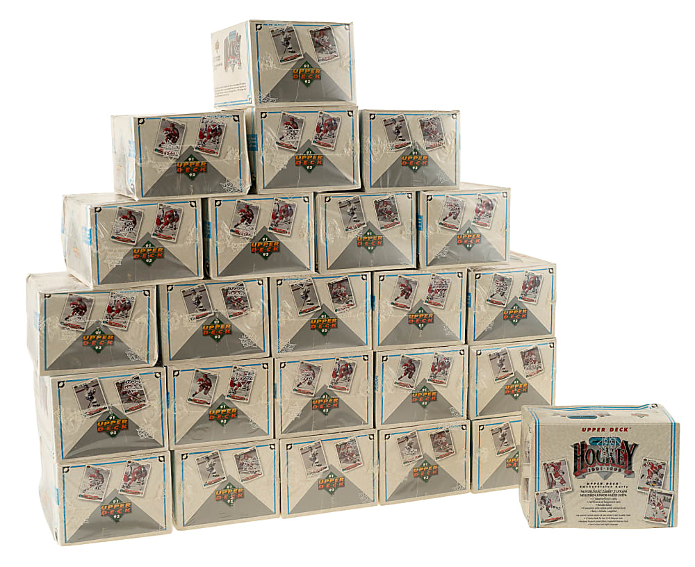 1991-1992 Upper Deck Czech World Juniors Hockey Original Unopened Wax Box Case (24 Factory-Sealed Boxes)