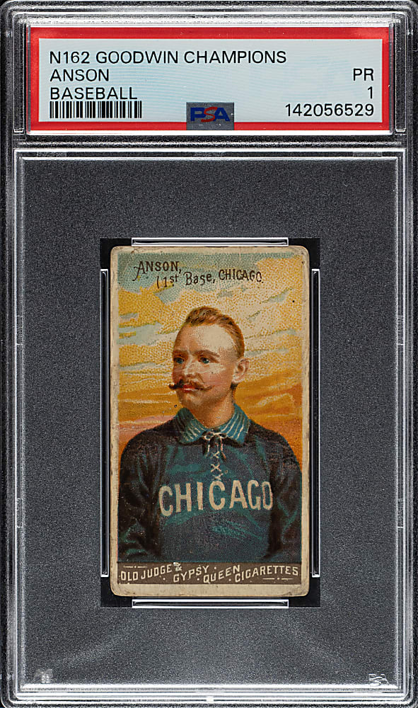 1888 N162 Goodwin Champions Cap Anson PSA POOR 1