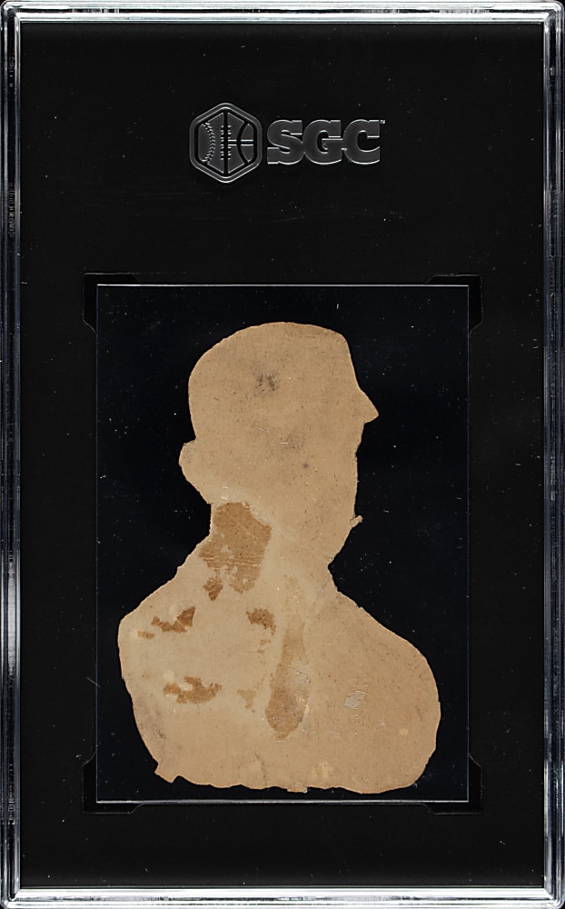 1888 H. D. Smith & Company Baseball Gum Card Die-Cuts Dan Brouthers SGC POOR 1