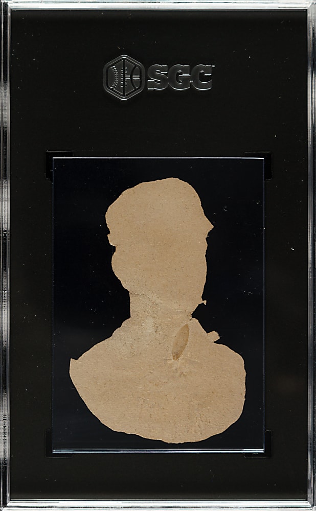 1888 H. D. Smith & Company Baseball Gum Card Die-Cuts Jack Rowe SGC POOR 1