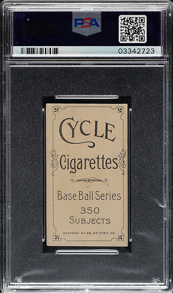 1909-1911 T206 White Border Billy Nattress PSA EX 5 - Cycle 350 Back - 1 of 2 - Highest Graded!