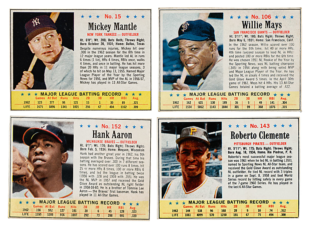 1963 Post Cereal Complete Set (200)
