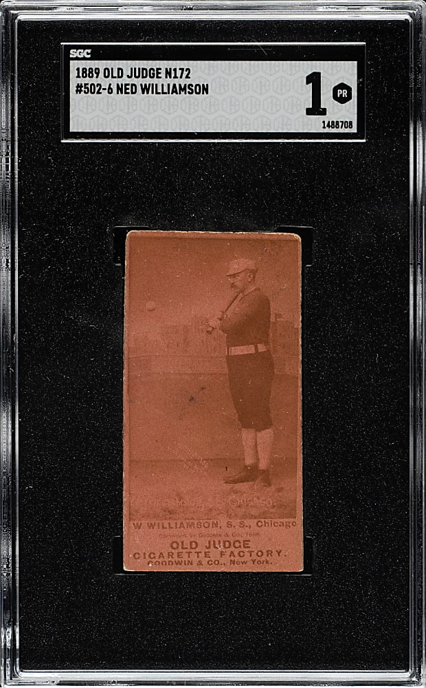1889 N172 Old Judge Ned Williamson SGC POOR 1