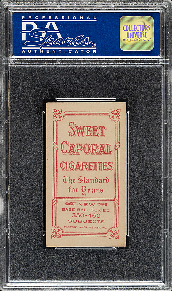 1909-1911 T206 White Border Joe Tinker Bat On Shoulder PSA EX-MT 6