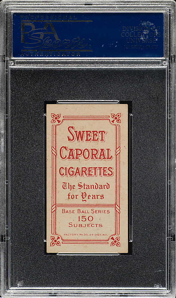 1909-1911 T206 White Border Joe Tinker Portrait PSA EX-MT+ 6.5