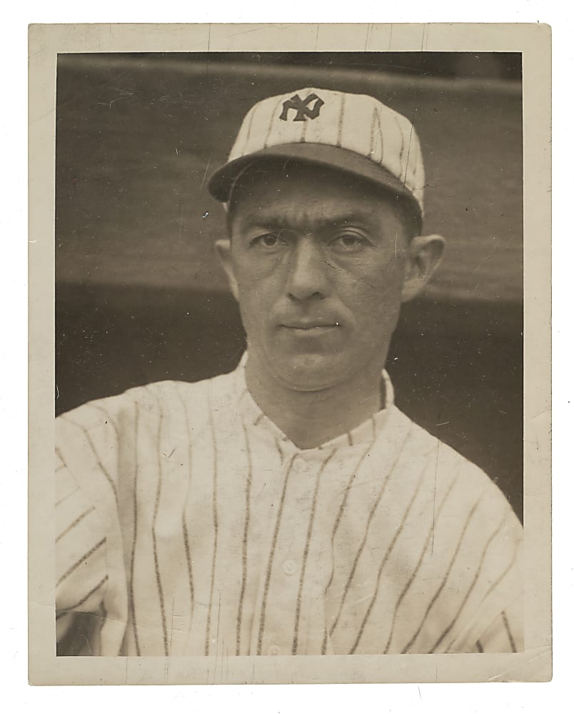 Circa 1919 Frank "Home Run" Baker Original Paul Thompson Agency Photograph PSA/DNA Type I