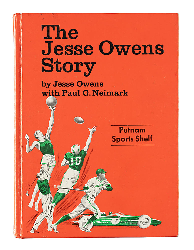 1970 Jesse Owens Signed "The Jesse Owens Story" Book