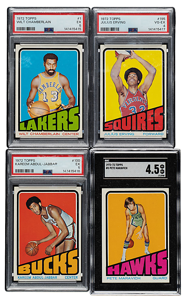 1972-1973 Topps Basketball Complete Set (264)