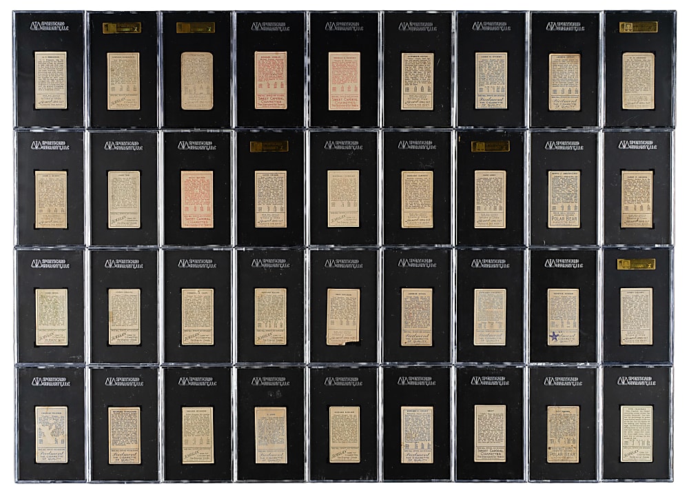 1911 T205 Gold Border Near-Complete Set (199/208) Including 176 PSA- and SGC-Graded Cards