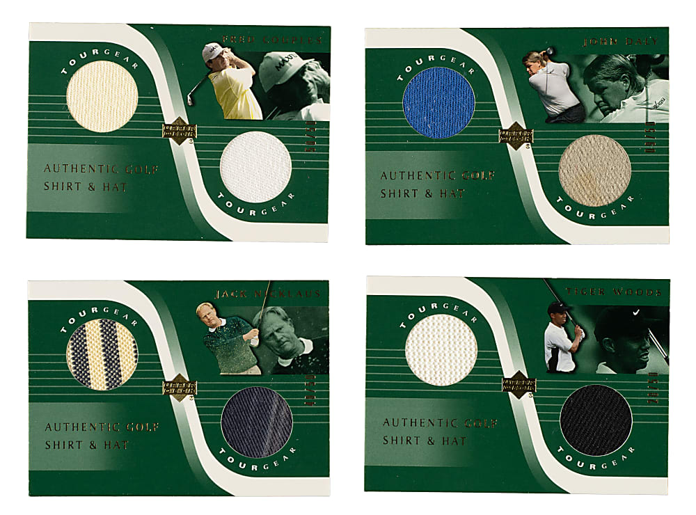 2001 Upper Deck Tour Gear Golf Complete Set (27) Including Tiger Woods - All # to /50