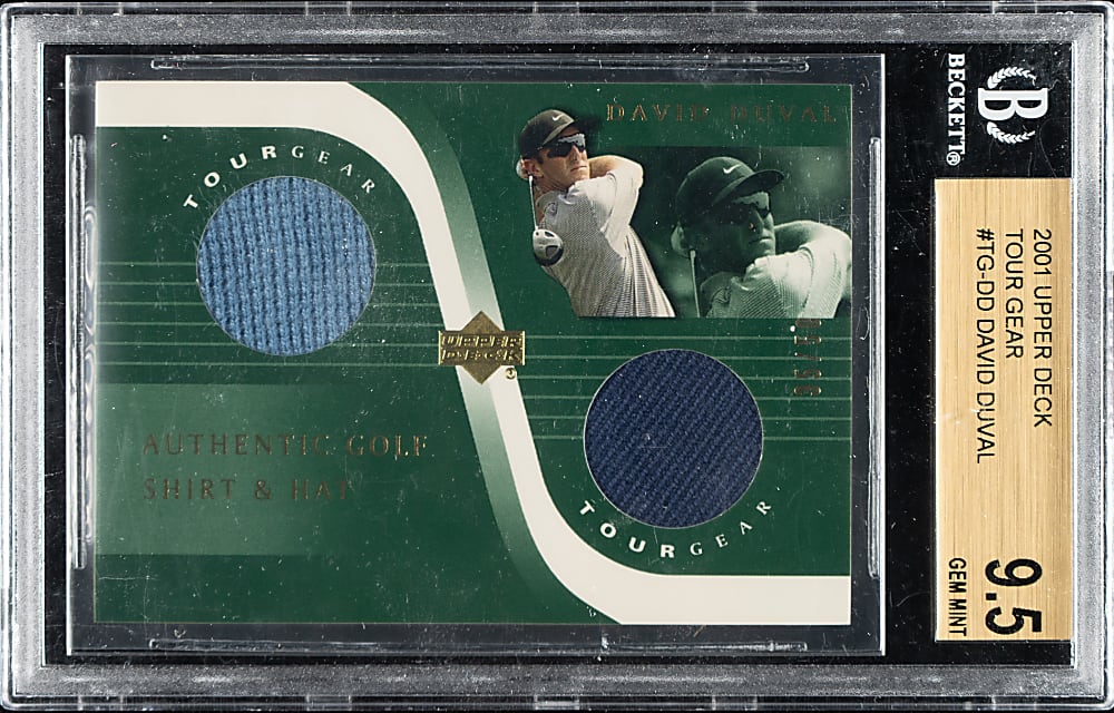 2001 Upper Deck Tour Gear Golf Complete Set (27) Including Tiger Woods - All # to /50